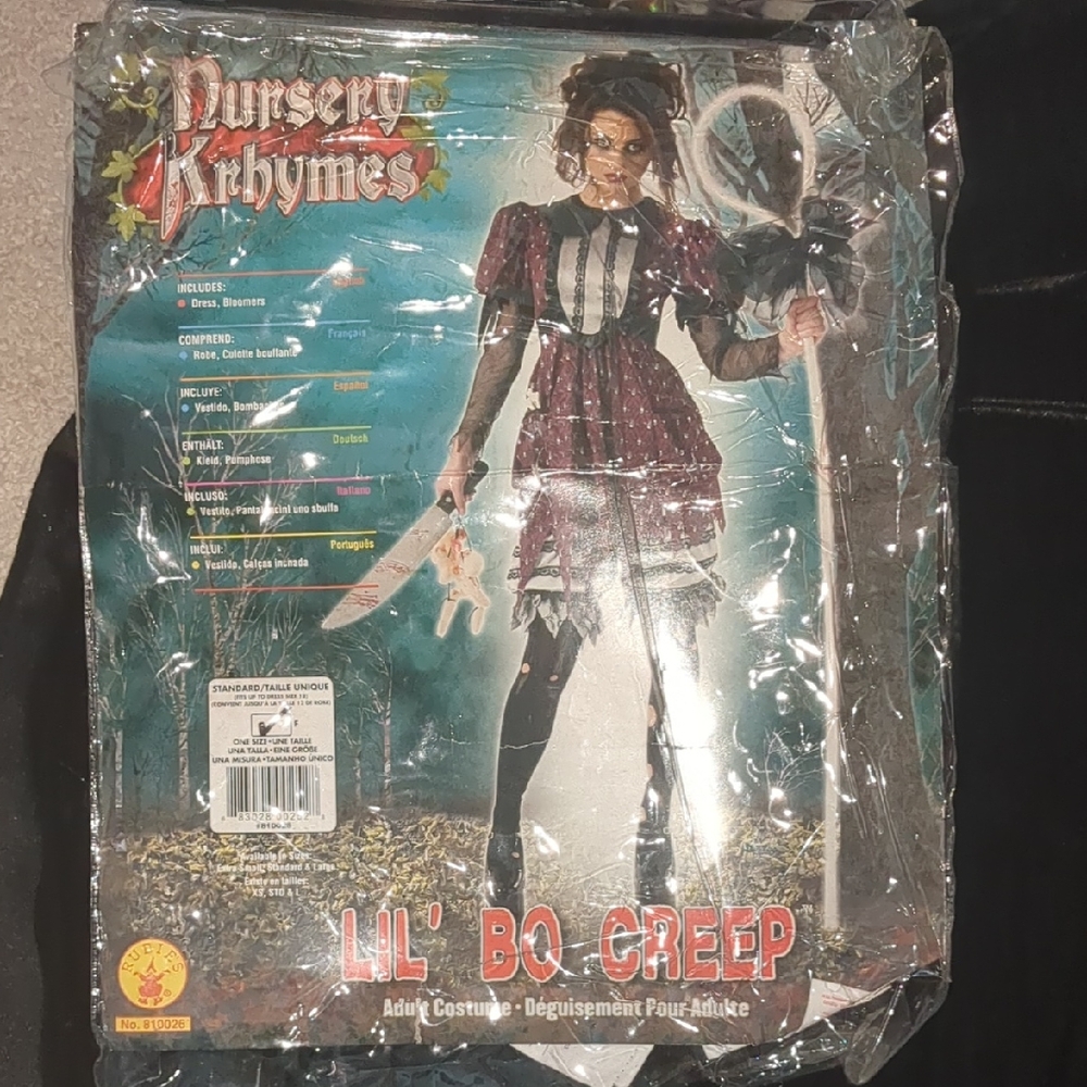 Nursery Rhyme Gothic Costume - Burgundy and Black